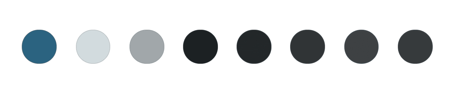 Capture d'écran de toutes les couleurs sombres