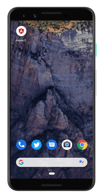 סמל של קיצור דרך לאפליקציית Progressive Web App