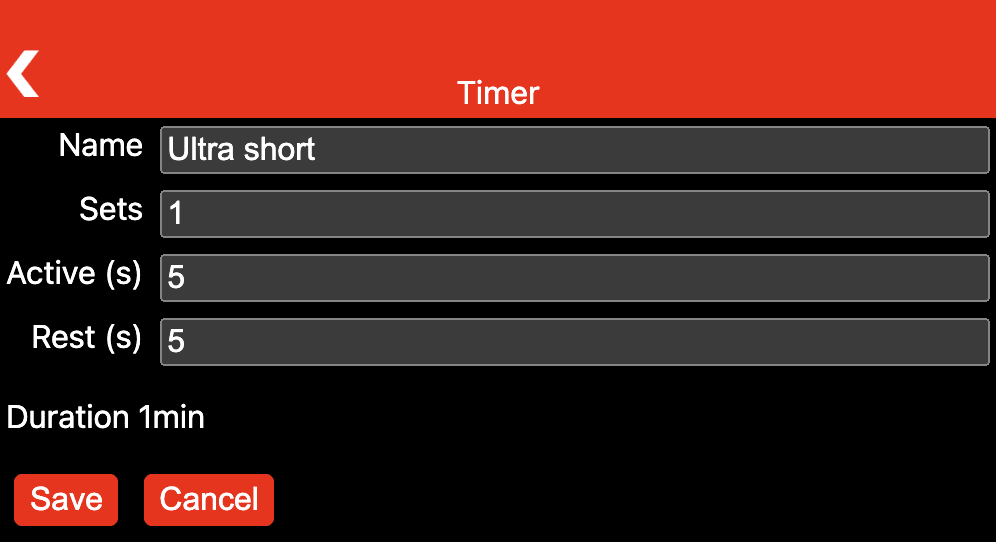 Página no app implementada como um iframe.