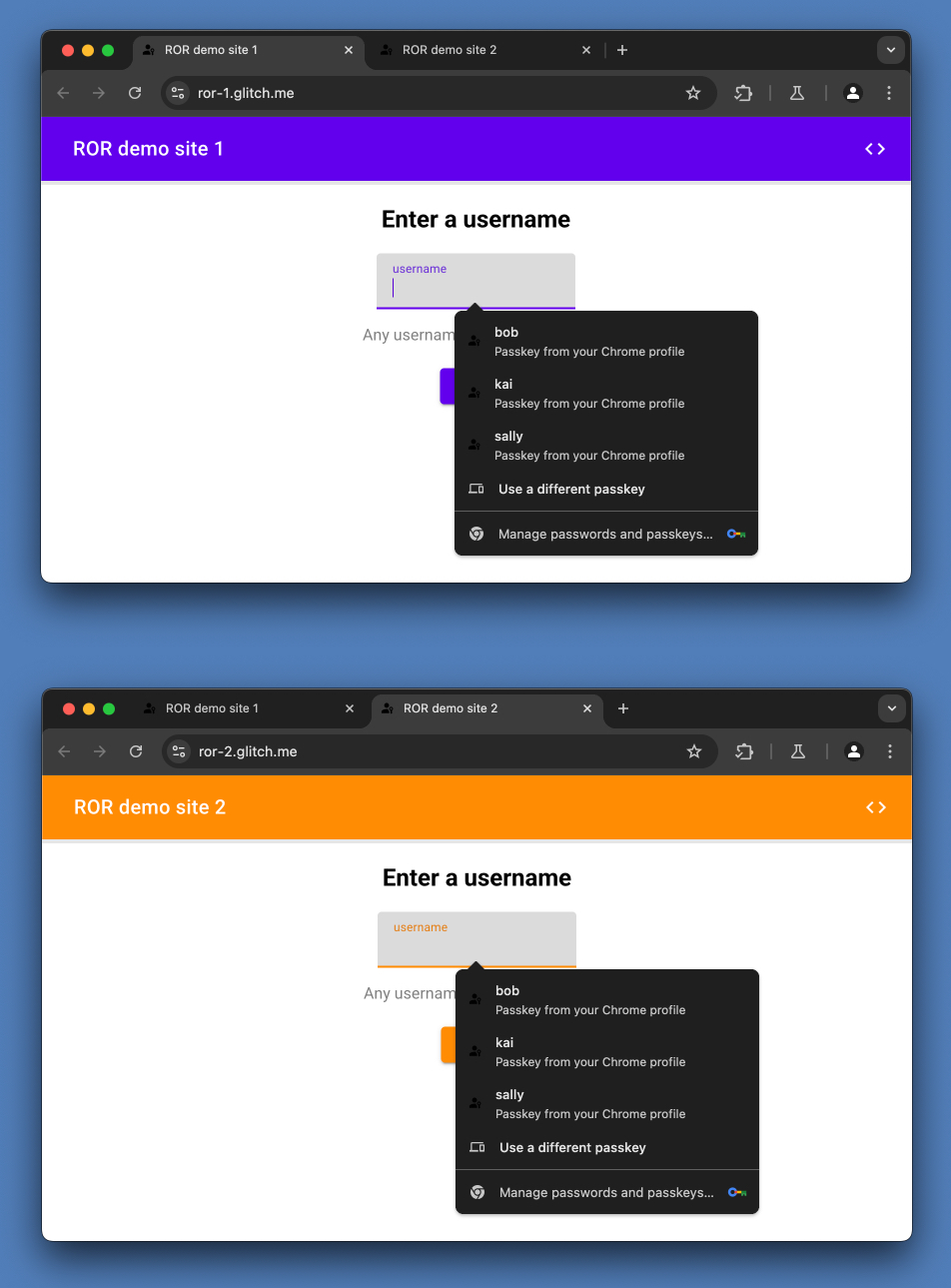 Chrome 会在这两个网站上自动填充。