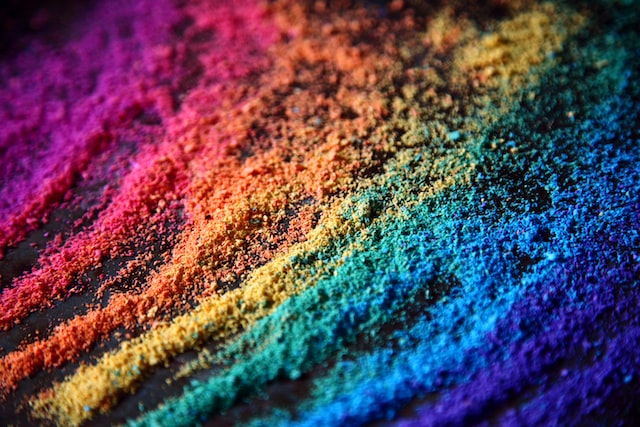 Sabbia arcobaleno originale.