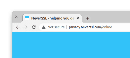 تحذير عنوان URL لإصدار سطح المكتب من Chrome بأنّه "غير آمن"